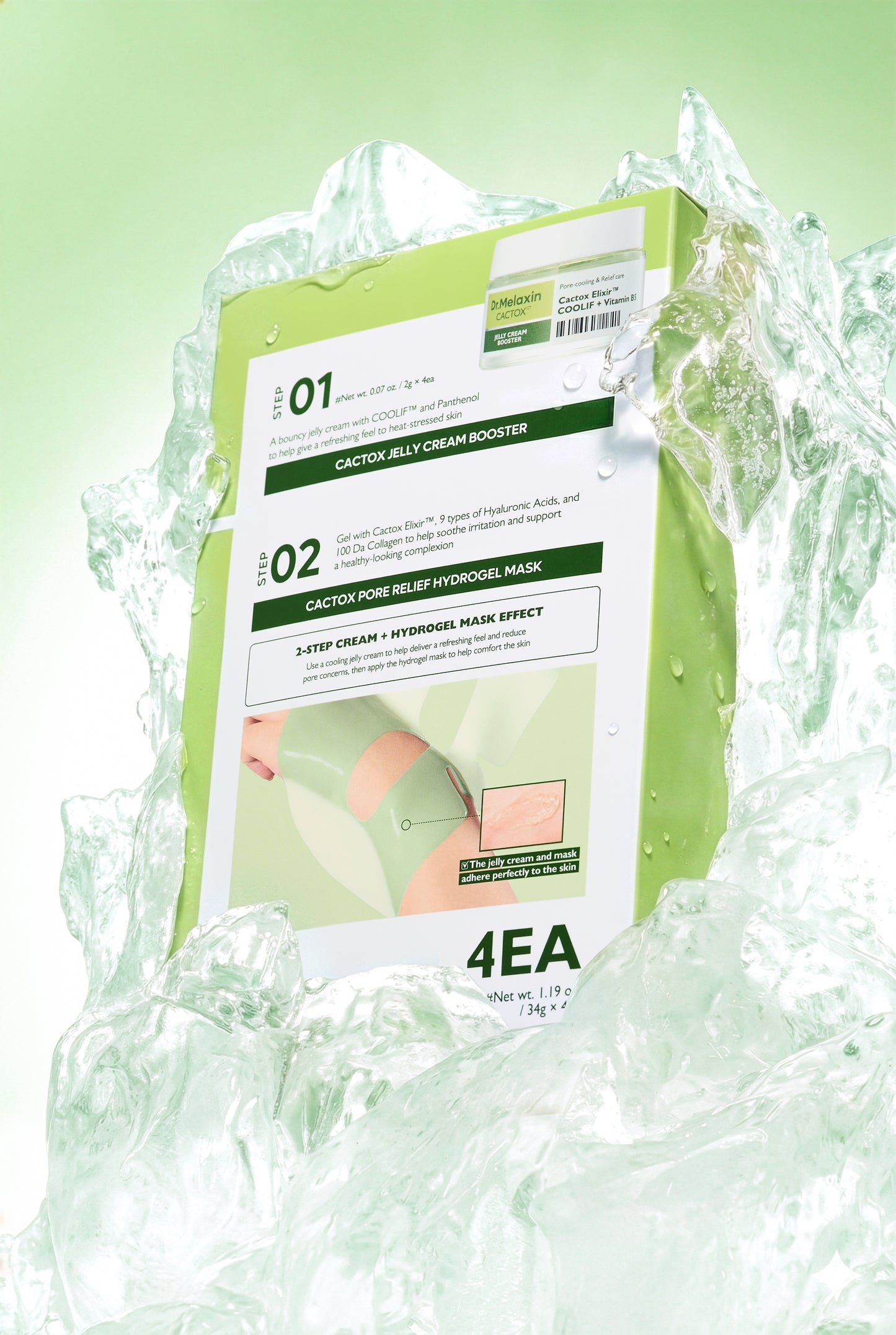 Dr.Melaxin | Cactox Pore Relief Jelly Cream Hydrogel Mask