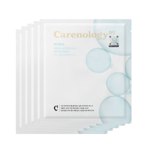 Carenology95 | RE: BLUE Intensive Recovery Oil Gel Mask - Confezione da 5
