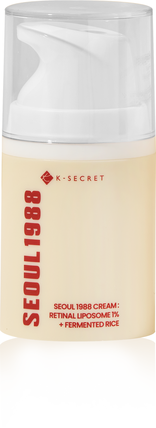KSECRET - SEOUL 1988 | Cream: Retinal Liposome 1% + Fermented Rice