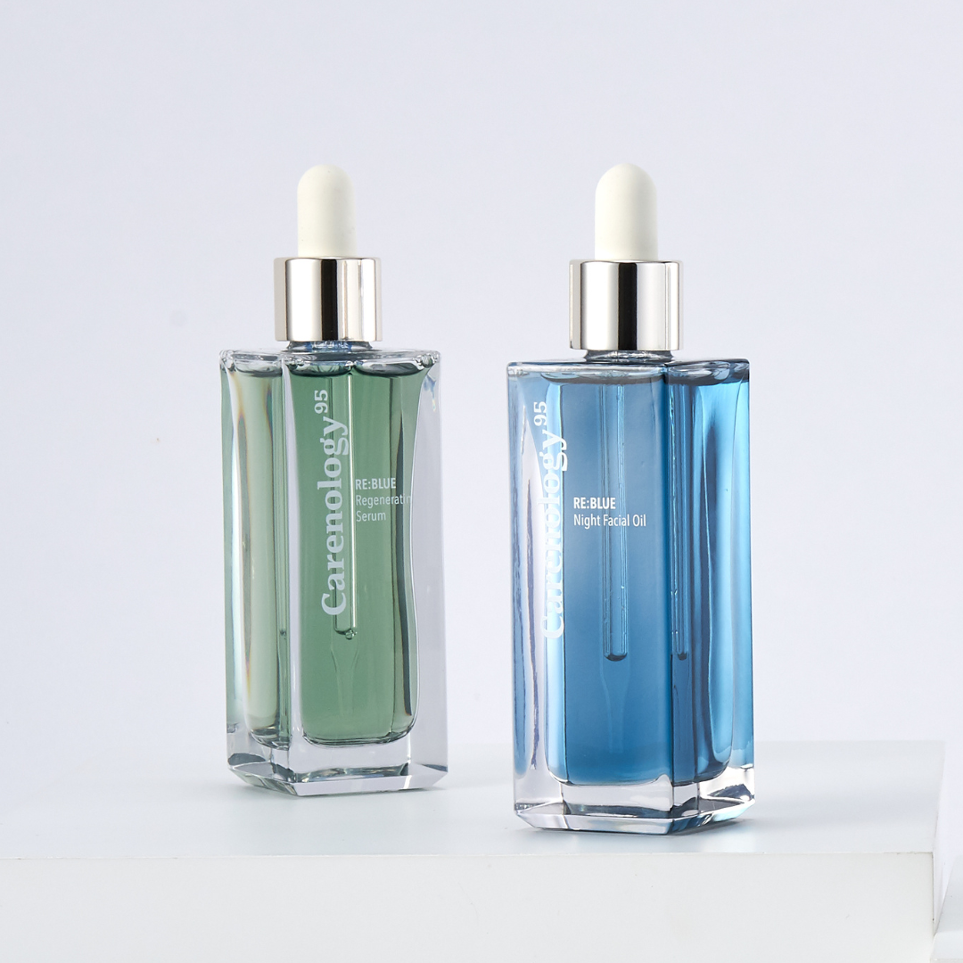 Carenology95 | RE: BLUE Night Facial Oil 50ml + Regenerating Serum 50ml